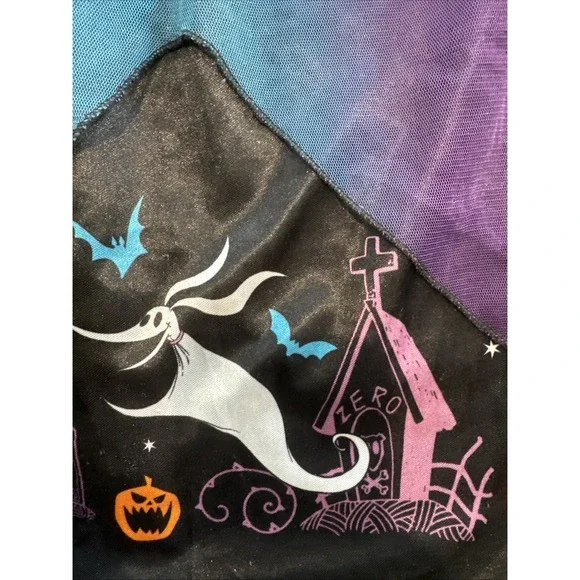 DISNEY Girls Nightgown EUC Pajamas Sz 8 Sally Nightmare Before Christmas Costume - Picture 2 of 3
